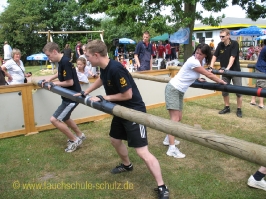 Riesenkickerturnier im Sommerbad Stadensen